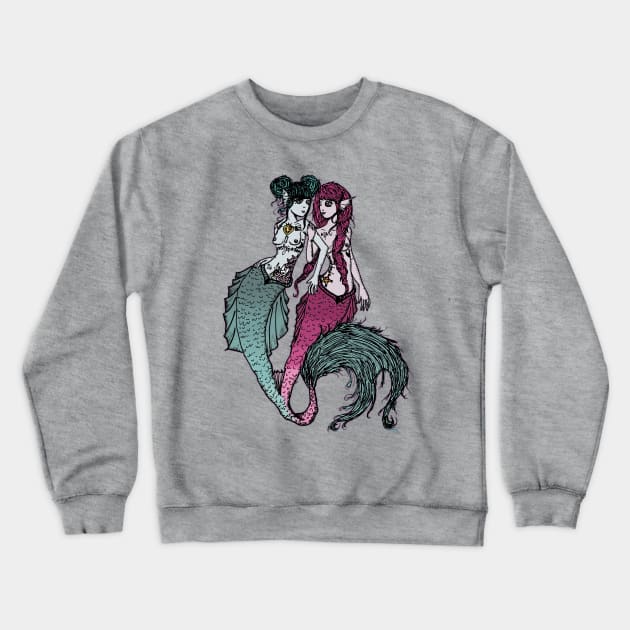 Galactic Siamois Crewneck Sweatshirt by NoisomeArt